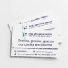 Tarjetas de agradecimiento